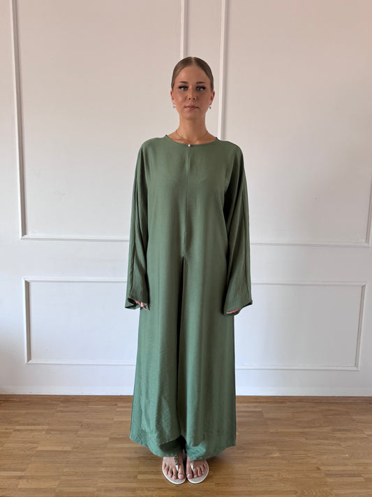 Musselin-Abaya aus Baumwolle mit Stillfunktion
