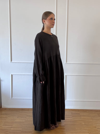 Musselin-Abaya mit Stillfunktion