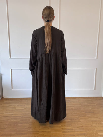 Musselin-Abaya mit Stillfunktion