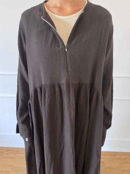 Musselin-Abaya mit Stillfunktion