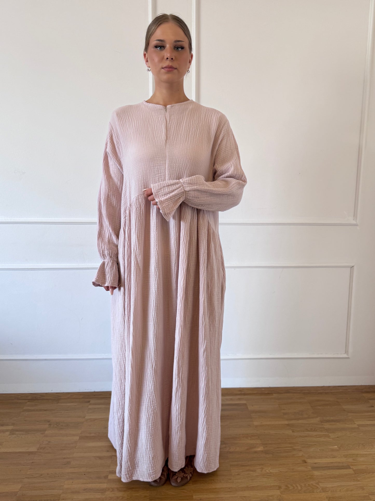 Musselin-Abaya mit Stillfunktion