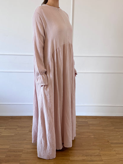 Musselin-Abaya mit Stillfunktion