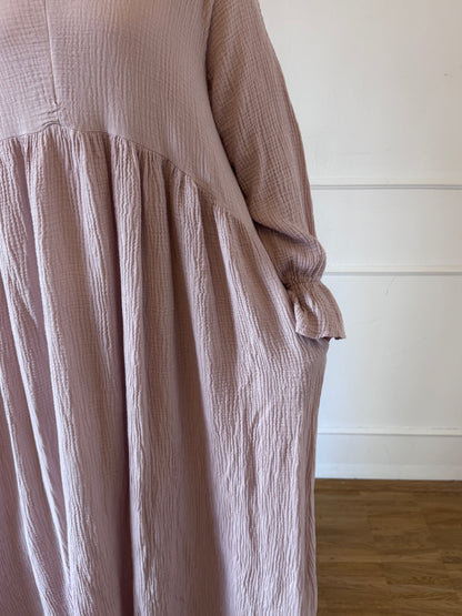 Musselin-Abaya mit Stillfunktion