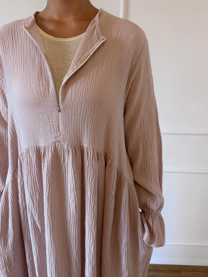 Musselin-Abaya mit Stillfunktion