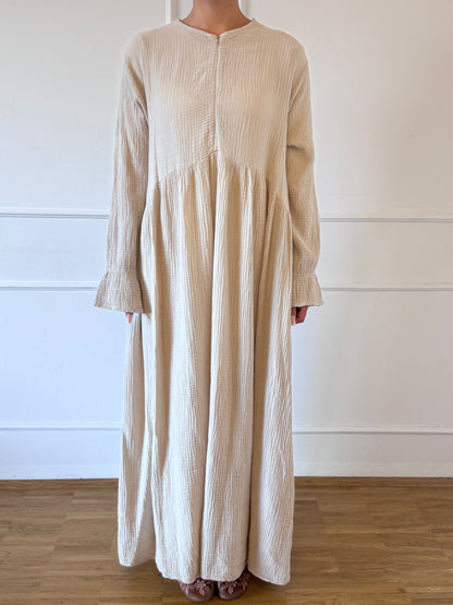 Musselin-Abaya mit Stillfunktion