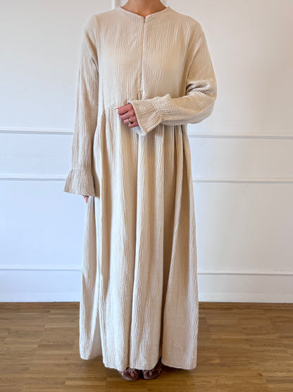 Musselin-Abaya mit Stillfunktion