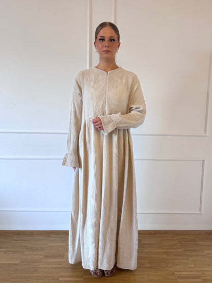 Musselin-Abaya mit Stillfunktion