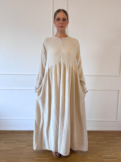 Musselin-Abaya mit Stillfunktion